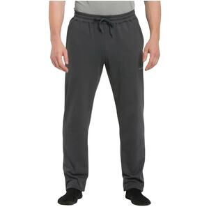 Grundens Men's Grundies Thermal Bottom Pant Gray Medium Fleece‎ Lined Jogger EUC